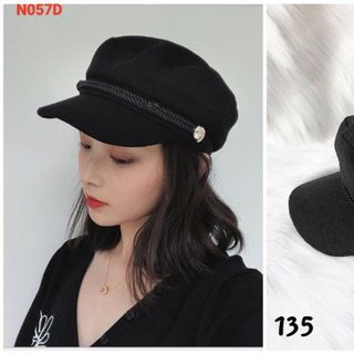 Nón Bê Rê Có Vành Nón Bê Rê Nữ Thời TrangMũ Nồi Mỏ Da