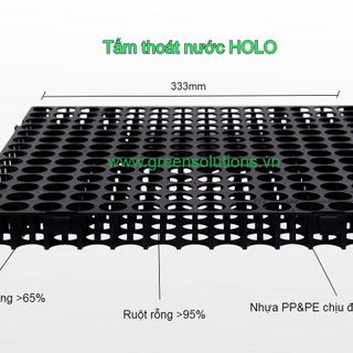 Vỉ thoát nước sân vườn trên mái trồng cây trồng rau trồng hoa