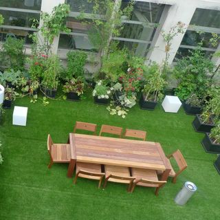 Vỉ thoát nước sân vườn trên mái trồng cây trồng rau trồng hoa