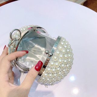 Túi CLUTH đính hạt cườm sang chảnh