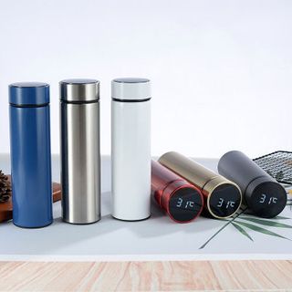 Bình Nước Giữ Nhiệt Có Đèn Led Báo Nhiệt Độ 500ml Lõi INox 304