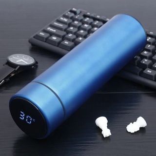 Bình Nước Giữ Nhiệt Có Đèn Led Báo Nhiệt Độ 500ml Lõi INox 304