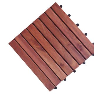 Sàn gỗ vỉ nhựa cho sân vườn hồ bơi hành lang