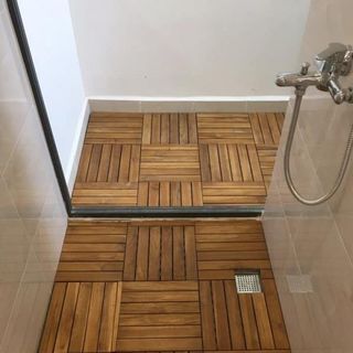 Sàn gỗ vỉ nhựa cho sân vườn hồ bơi hành lang
