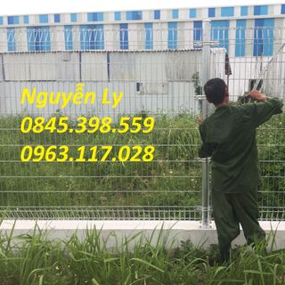 hàng rào sơn tĩnh điện Hàng rào mạ kẽm