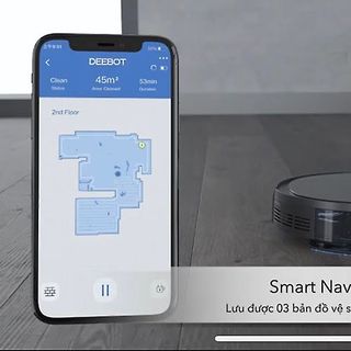 Robot hút bụi lau nhà thoog minh Ecovacs T5 Hero DX96