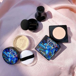 Phấn tươi Xiuse Cushion BB Cream đang HOT Trend gồm Phấn tươi - Phấn bột - Cọ trang điểm