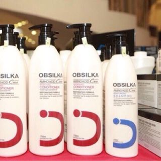 Bộ dầu gội xả cặp OBSILKA 750ml giá sỉ