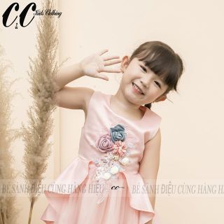 Váy công chúa vải Tacta cho bé gái