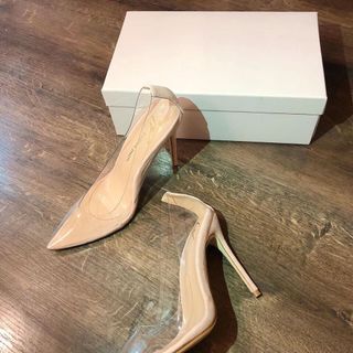 Giày cao got da trong got nhọn