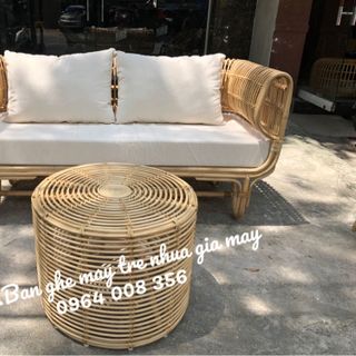 Băng dài sofa mây tổ yến - sofa nest
