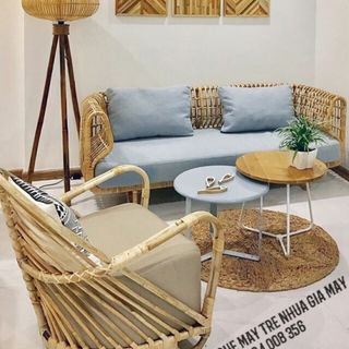 Băng dài sofa mây tổ yến - sofa nest