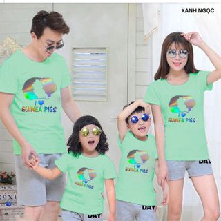 Áo gia đình dạ quang
