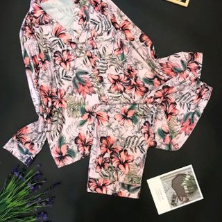 Đồ bộ mặc nhà lụa quảng châu cao cấp