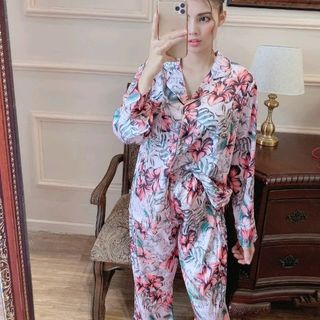 Đồ bộ mặc nhà lụa quảng châu cao cấp