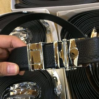 thắt lưng da bò khóa gạt
