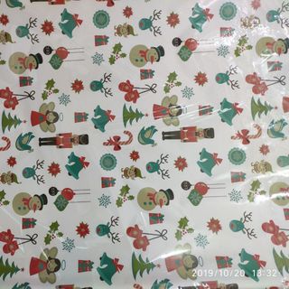Giấy gói quà lụa in họa tiết xấp 50 tờ kt 50x70cm