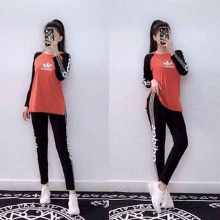 BỘ THỂ THAO NỮ QUẦN DÀI ÁO TAY DÀI