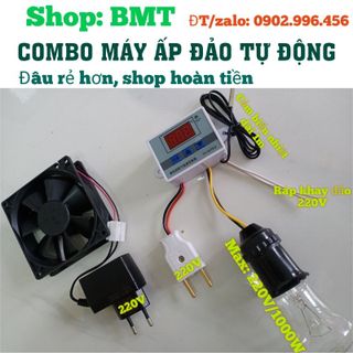 Combo Máy ấp trứng đảo tự động giá sỉ