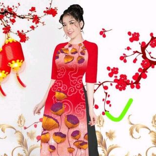 set áo dài kèm váy