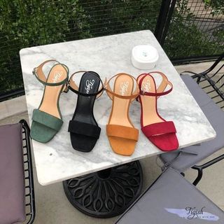 Giày nữ mũi nhọn quai mảnh cao 7p