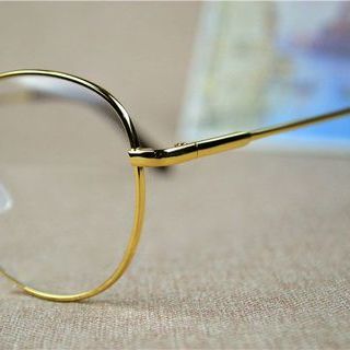 AH127 Mắt Kính Giả Cận Ngố Tròn 1A41