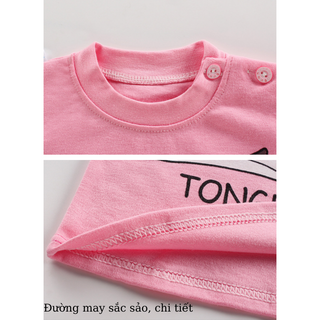 Bộ Quần Áo Trẻ Em Dài Tay Cao Cổ Thu Đông Thỏ Con Cho Bé Gái - A636929