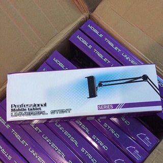 Kẹp điện thoại/ipad/máy tính bảng gấp gọn xoay 360 độ
