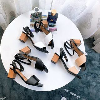 Giày Sandal 5p bản to che khớp ngón chân siêu bền