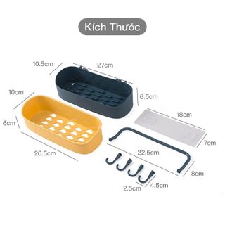 Kệ Nhựa Phòng Tắm Siêu Chắc Kệ Để Đồ Nhà Tắm Hay Nhà Bếp