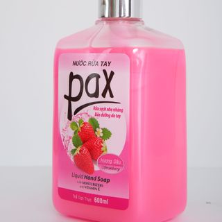 Nước rửa tay Pax 600ml - Trà Xanh - Dưa Hấu - Dâu - Đào Cam