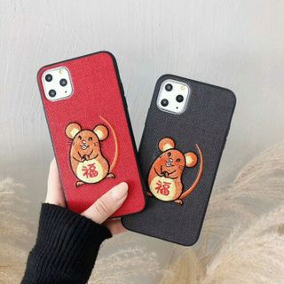 ốp lưng chuột phát tài thêu