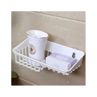 Giá để giẻ rửa bát 2 ngăn dạng lưới màu trắng Inomata - Hàng Nội Địa Nhật Bản giá sỉ