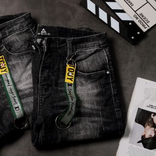 Quần Jeans Nam Teen Màu Đen Phong Cách
