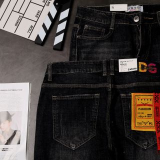 Quần Jeans Nam Teen Màu Đen