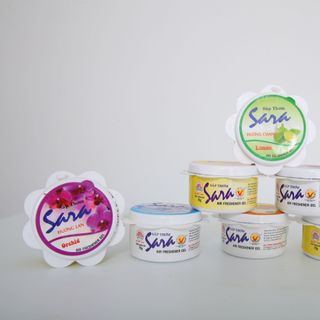 Sáp bông Sara 75g Hương Chanh - Lan - Lài - Hoa Xuân
