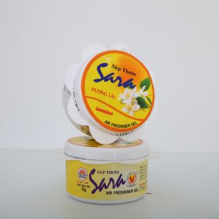 Sáp bông Sara 75g Hương Chanh - Lan - Lài - Hoa Xuân