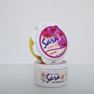 Sáp bông Sara 75g Hương Chanh - Lan - Lài - Hoa Xuân