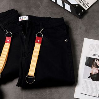 Quần Jeans Nam Đen Trơn