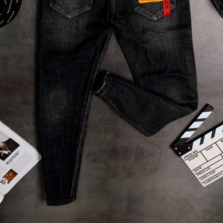 Quần Jeans Nam Teen Màu Đen