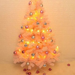 CÂY THÔNG GIÁNG SINH 60cm MÀU HỒNG PHẤN FULL PHỤ KIỆN - NOEL Giá 250k