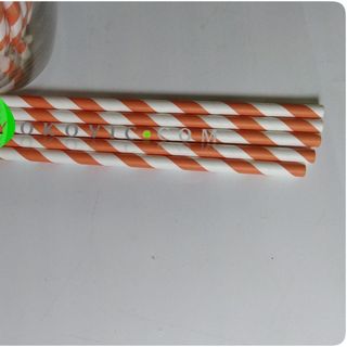 Xưởng Ống Hút Giấy Phi 6 Màu Da Cam Bảo Vệ Môi Trường Yokovic