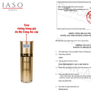 Tinh Chất Ngăn Ngừa Lão Hóa Da IASO FS