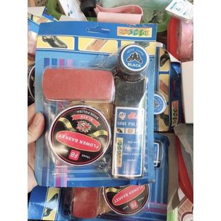 Bộ xi đánh giày 4 món Shoe polish - xi đánh giày cao cấp giá sỉ​ giá bán buôn giá sỉ