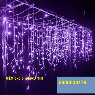 Đèn led rèm 6x06m giá sỉ 200k giá sỉ