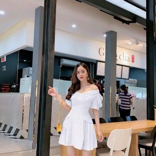 đầm lụa chéo A1