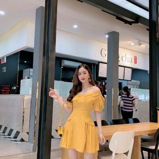 đầm lụa chéo A1