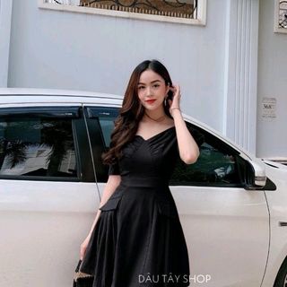 đầm lụa chéo A1
