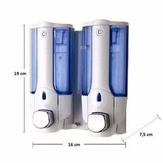 Bình đựng dầu gội sữa tắm gắn tường dạng đôi