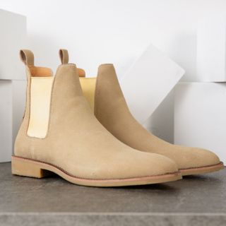 Chelsea boot da lộn